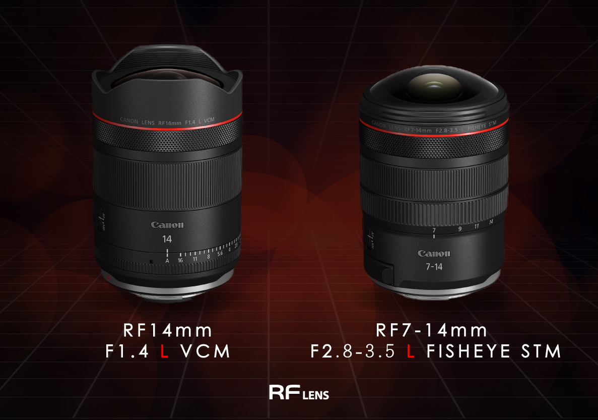 Canon Introduces 2 New Ground‑Breaking RF Lenses For Ultra‑Wide